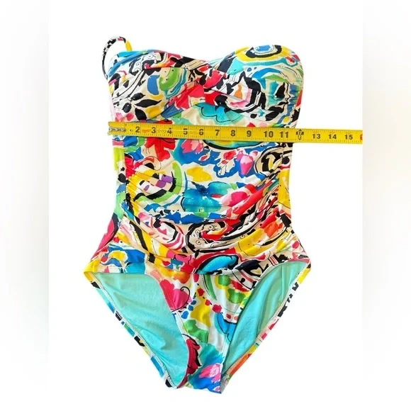 Anne Cole One Piece Swimsuit Size 6 Multicolor - Picture 12 of 12